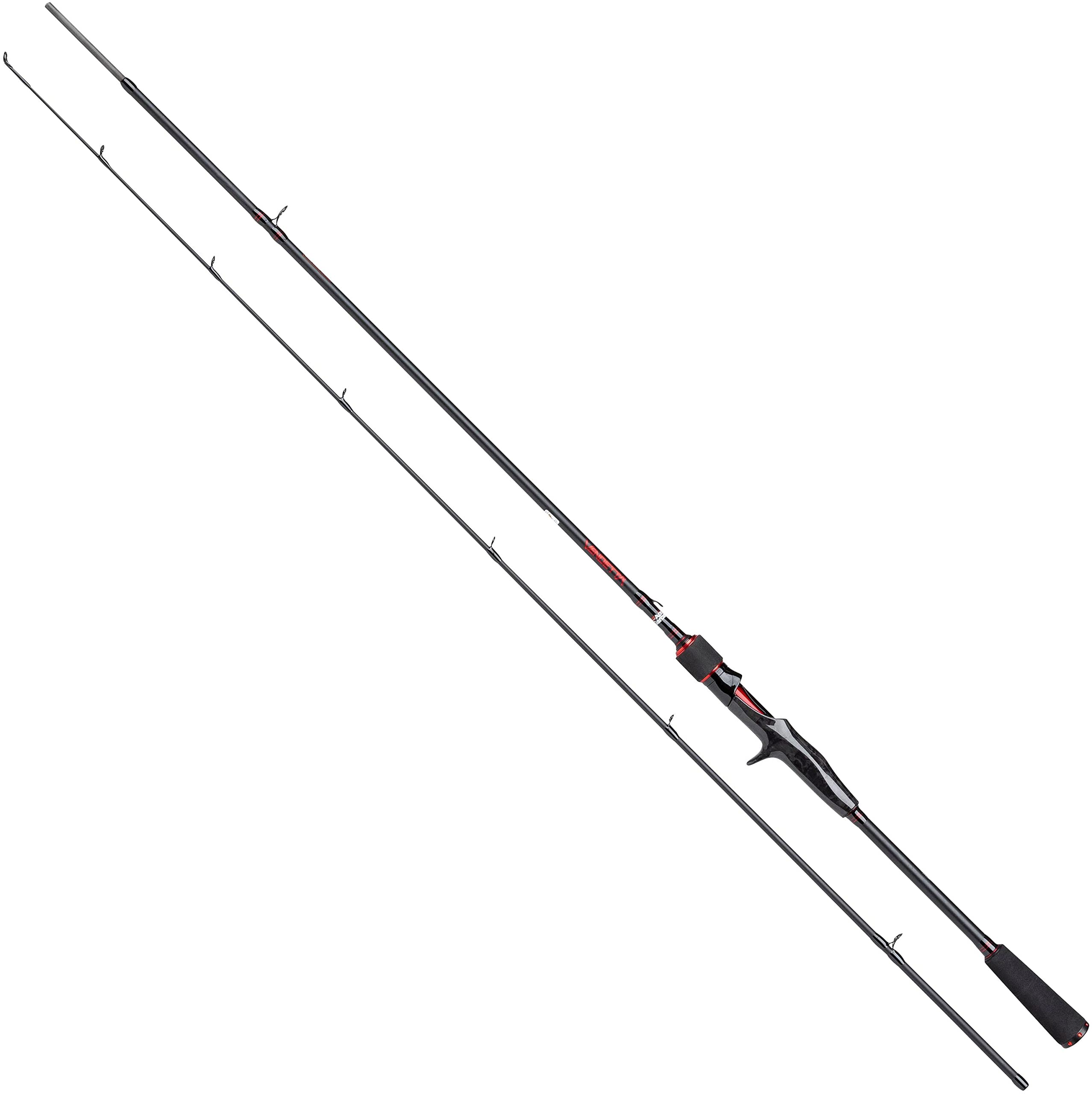 Abu Garcia Vendetta V3 Casting Rod, Bait Cast Lure Fishing Rod, Spincasting rods, Predator Fishing, Pike, Perch, Zander, Unisex, Black, 2.13m | 10-30g
