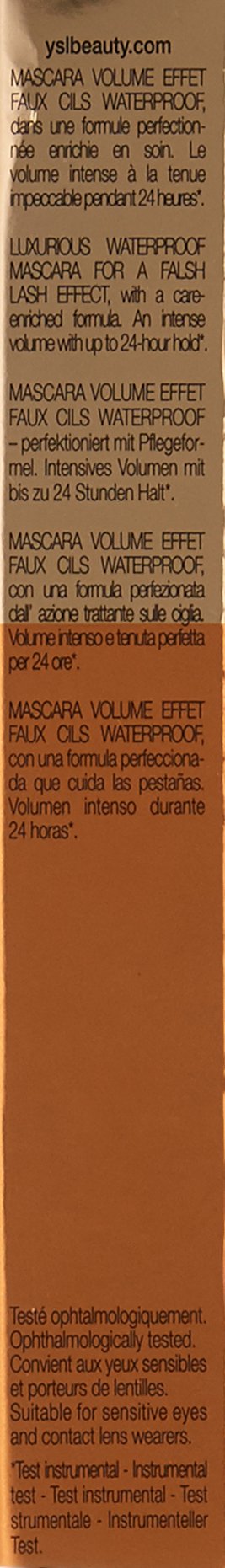 Yves Saint Laurent Volume Effet Faux Cils Wasserdichte Mascara, 2er Pack (1 x 6.9 ml)