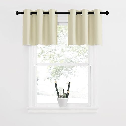 Miniatura 148 de NICETOWN Cortinas Opacas para Ventana de Guardería - Tratamiento de Ventana con Parte Superior de Ojales, Paneles de Cortinas Opacas (Verde Biscotti