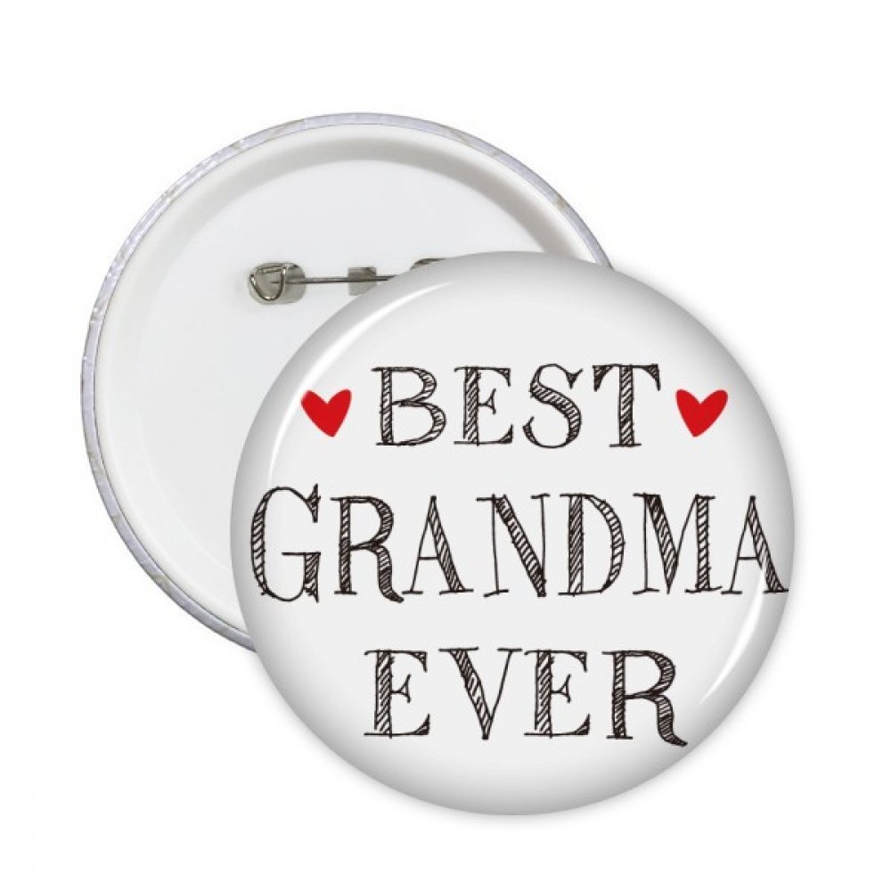 Badge bouton grand-maman citation décor XXL 5pcs