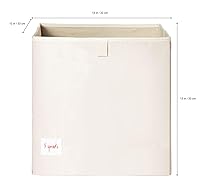 Vista 65 de 3 Sprouts Toy Storage Organizer: Toy Box Cube Organizer for Playroom, Nursery - Foldable Storage Bin - Sheep