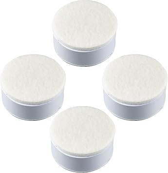 1.2 Inch Self-Adhesive Furniture Riser, Round Carbon Steel Bed Table Sofa Lift Heavy Duty Bed Riser, Adds 1.2 Inch Height with Felt Pad 4Pcs/White