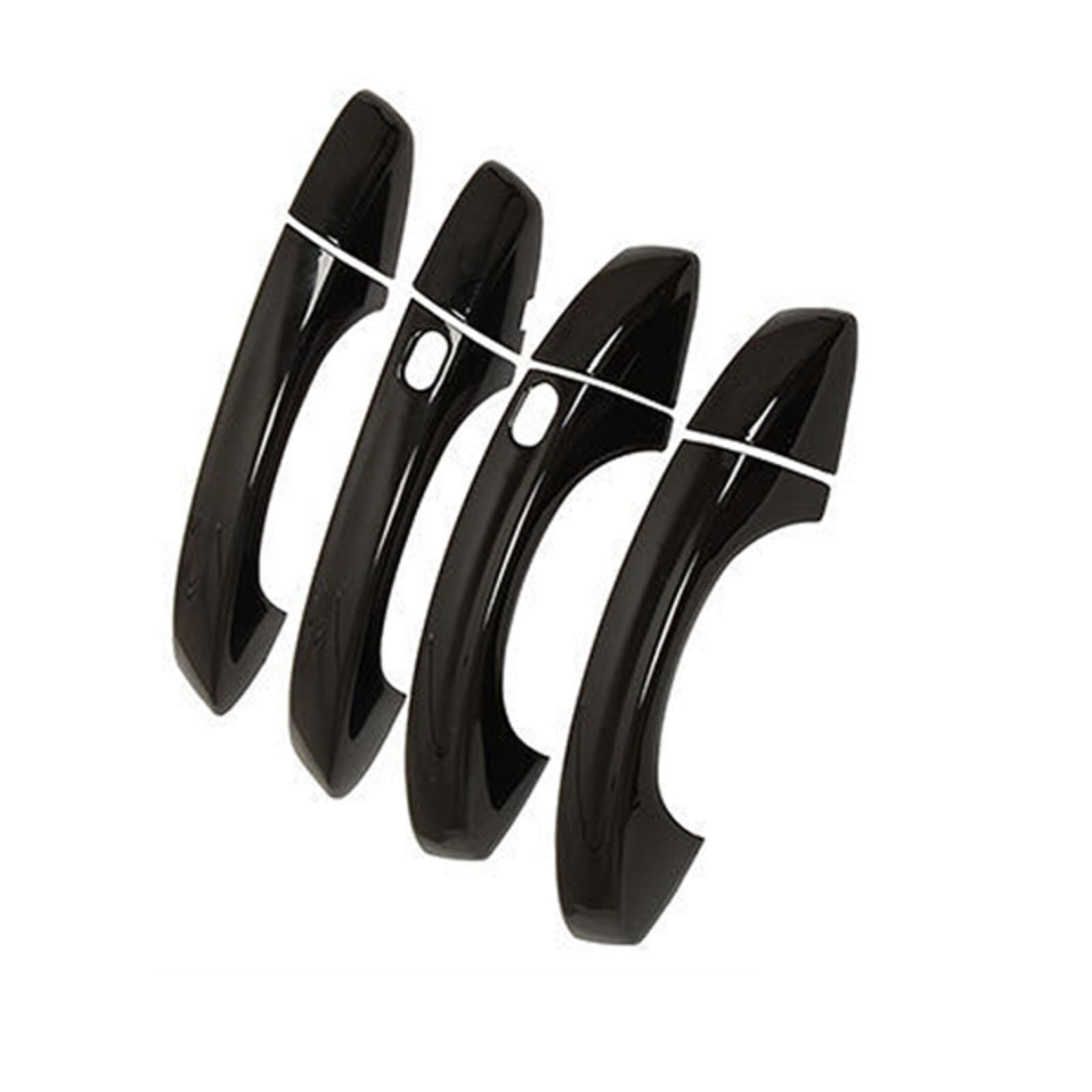 Autocollants noirs brillants de poignée pour Golf 7 Mk7