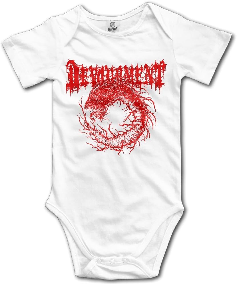 Devourment Dying Fetus Disgorge Logo Cute Baby Onesie Clothes