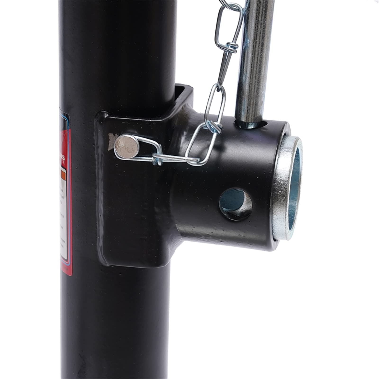 2 caballete de 2000 lbs de capacidad de carga cada uno, caballete de apoyo, altura ajustable 45,5 – 71 cm, gato hidráulico, caballetes de apoyo con pasador de seguridad y almohadillas de