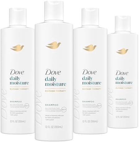 Dove Nutritive Solutions Shampoo, Daily Moisture, 12 oz, 4 ct