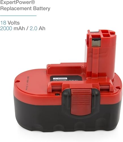 Miniatura 2 de ExpertPower, 18v 3000mAh NiMh, batería para Bosch BAT025 BAT026 BAT160 BAT180 BAT181 3453-01 35618 3860K 52318B GDR 18 V GDS 18 V