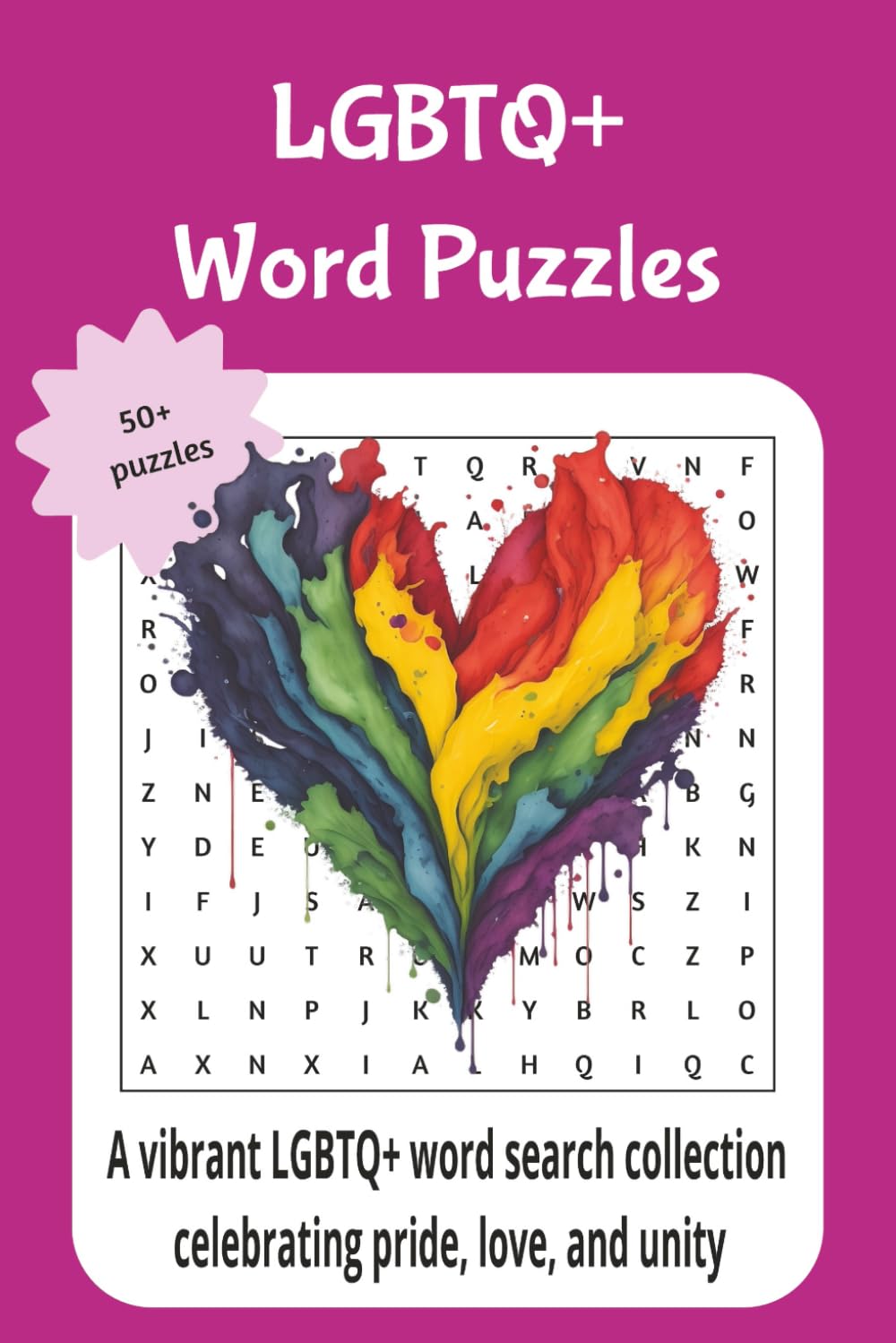 lgbtq+ word puzzles: A vibrant LGBTQ+ word search collection celebrating pride, love, and unity