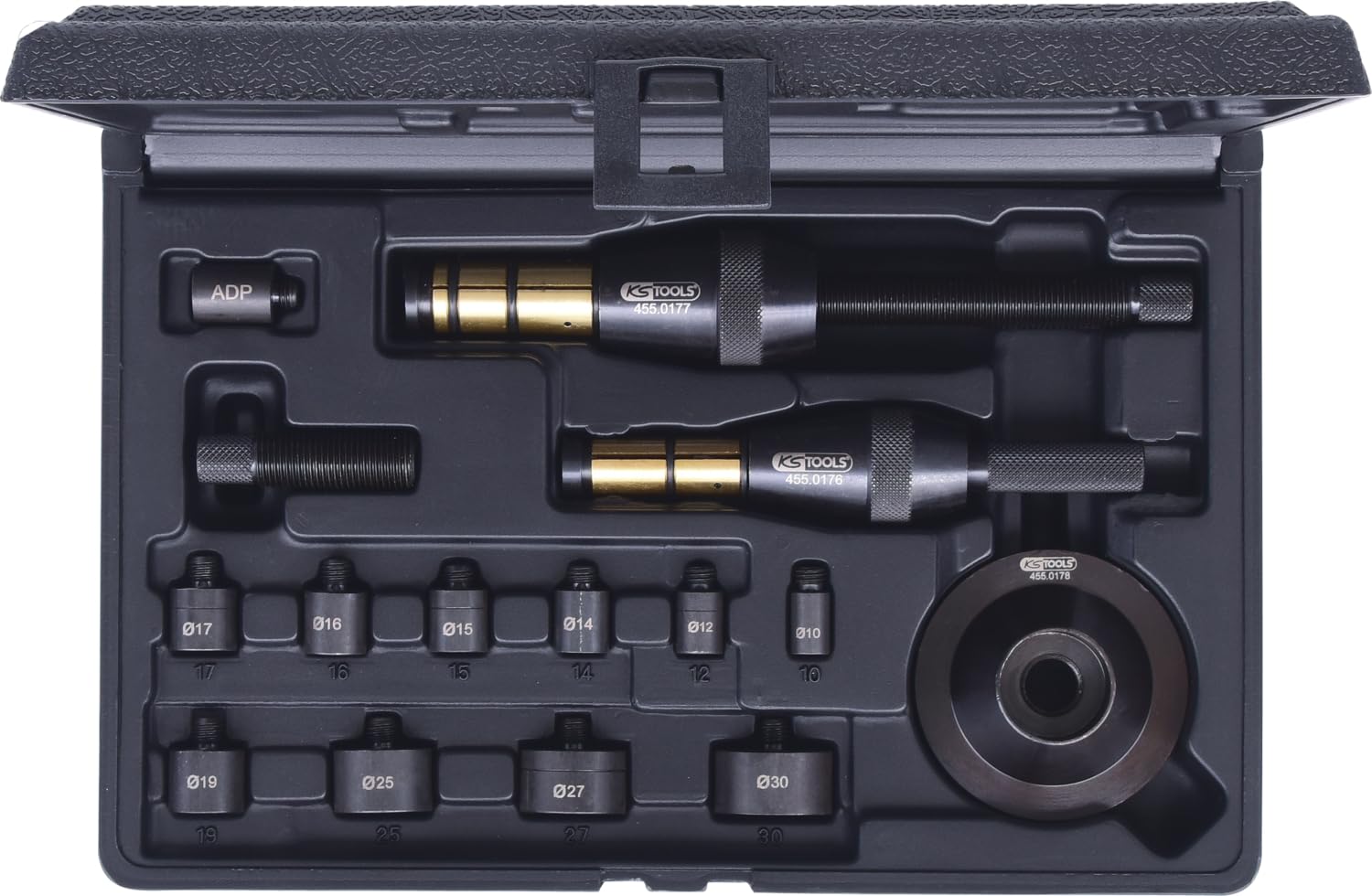 KS Tools 455.0170 Uniwersalny zestaw do sprzęgła- zestaw 15-szt