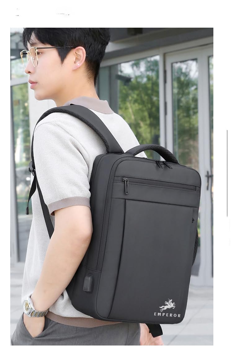 EMPEROR By True Human Multi-purpose Backpack With Usb Charging port Laptop bag/Office bag/College bag/Travel Bag (CANE) 7 61Ffw3QH+GL. SL1120