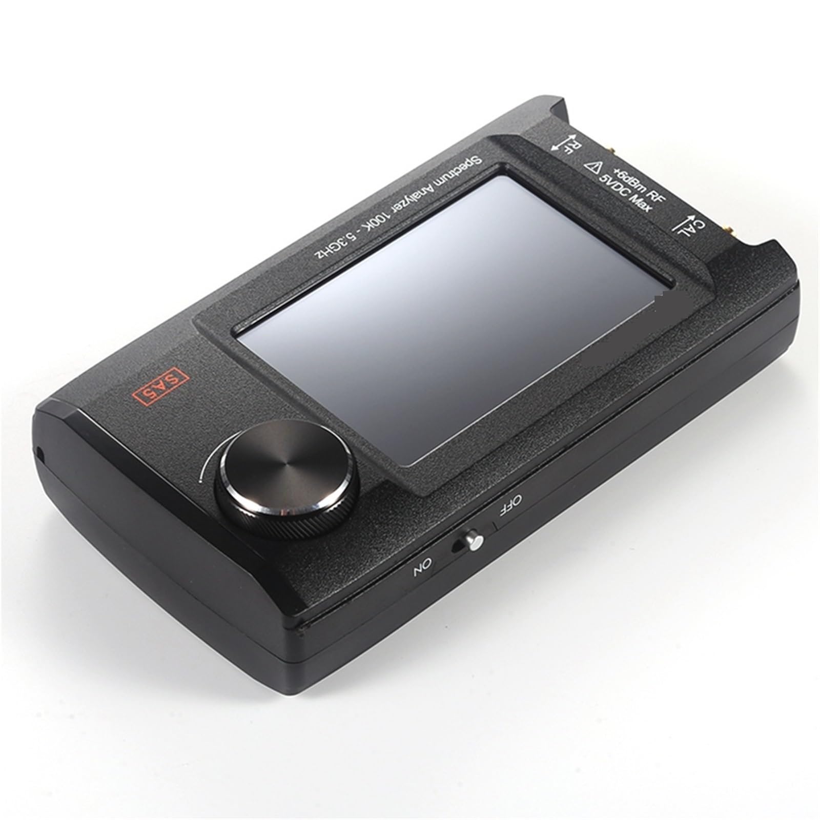 Analizador de Espectro, Analizador de espectro portátil 2 en 1, generador de señales de 100k-5,3 GHz con pantalla táctil de 4 pulgadas y tarjeta de memoria de 32 GB.