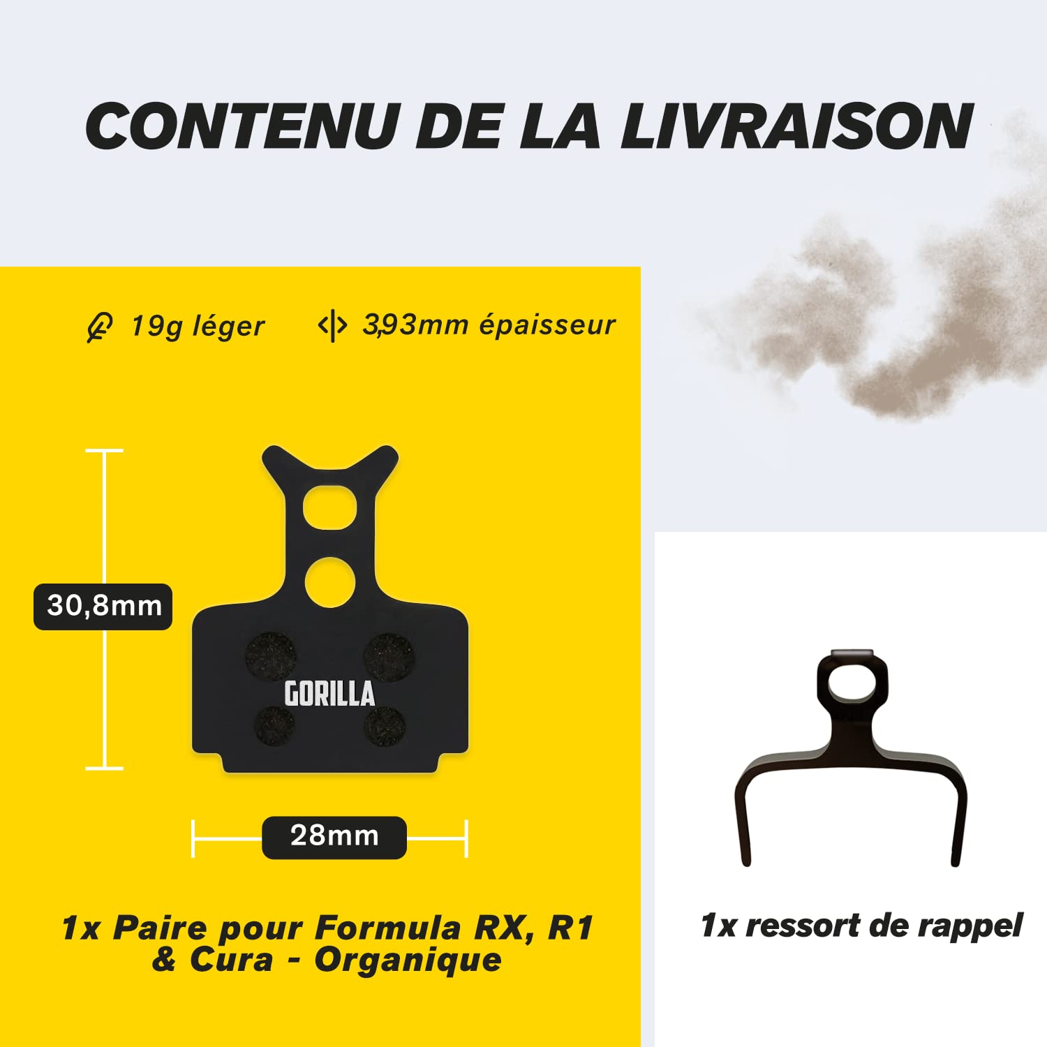Kit Plaquettes Organiques R1/RX/T1/RO/C1/CR1/CR3/CURA