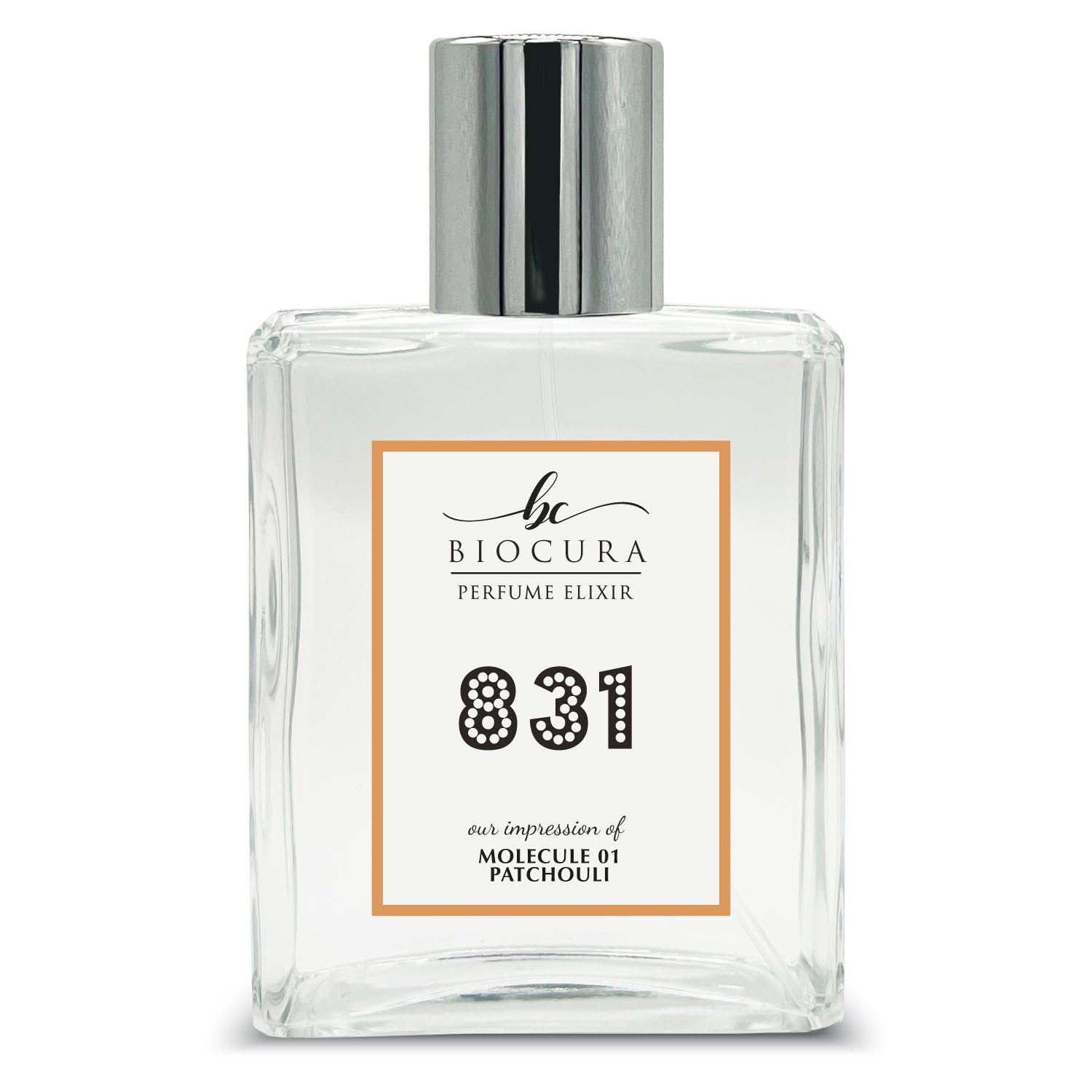 BIOCURA BC Perfume 831 Inspired by Molecule Patchouli For Women & Men Fragrance Dupes Eau de Parfum Bottle 3.4 Fl Oz/100ml