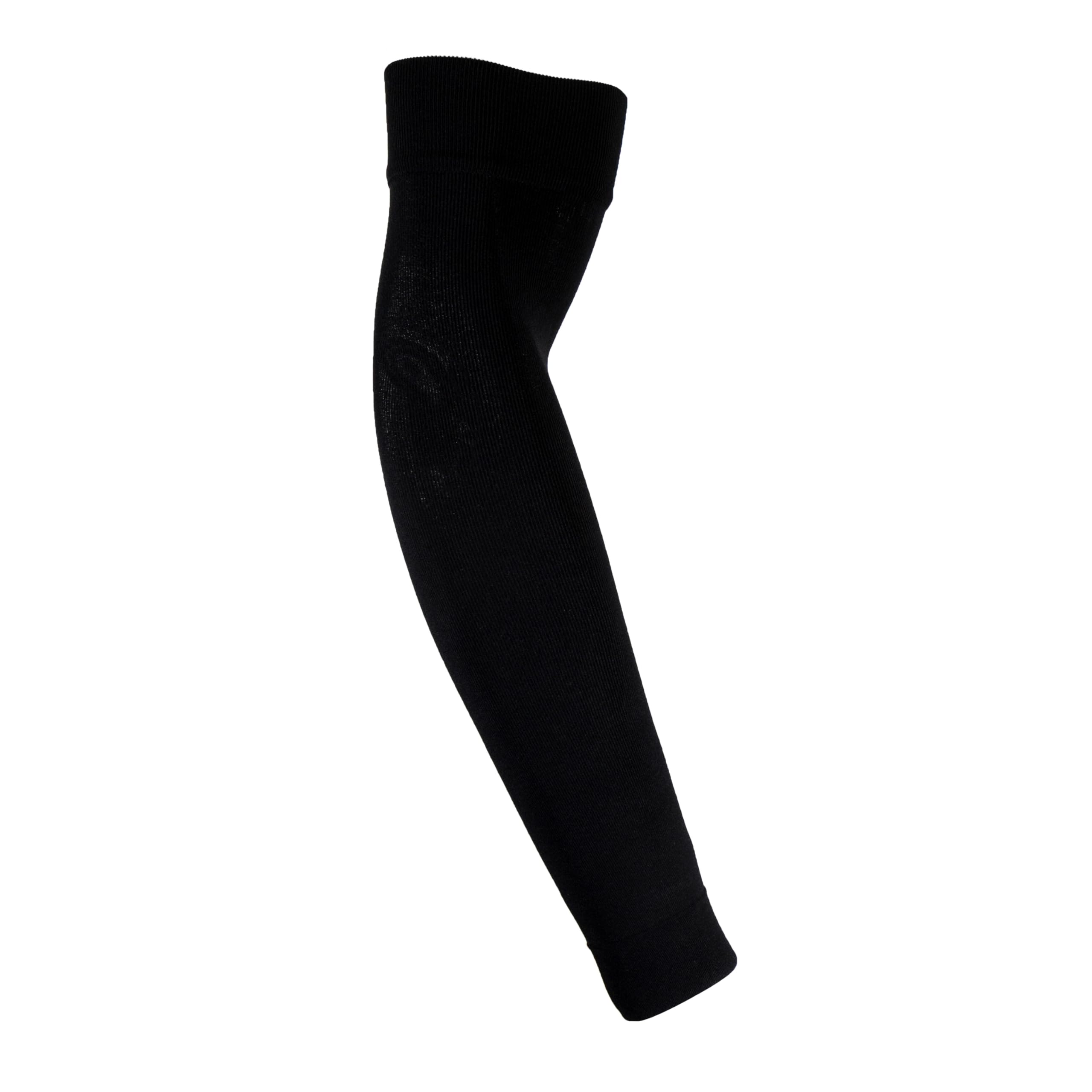 NuVein 15-20 mmHg Compression Lymphedema Arm Sleeve, Medical Support for Post Surgical Swelling Recovery, Black, Large