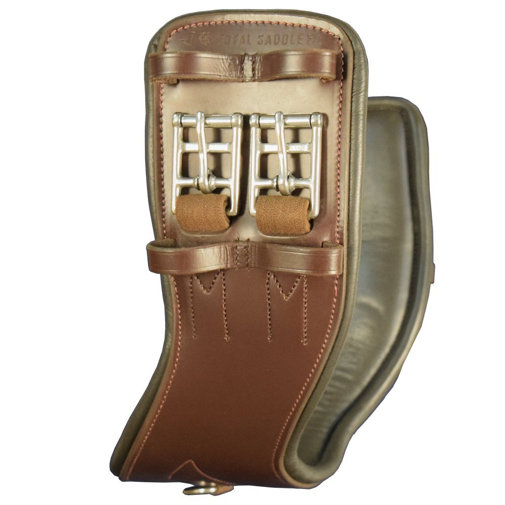 Selle De Dressage Total Saddle Fit – Relief épaule, Circonférence Noire 24 – Cuir