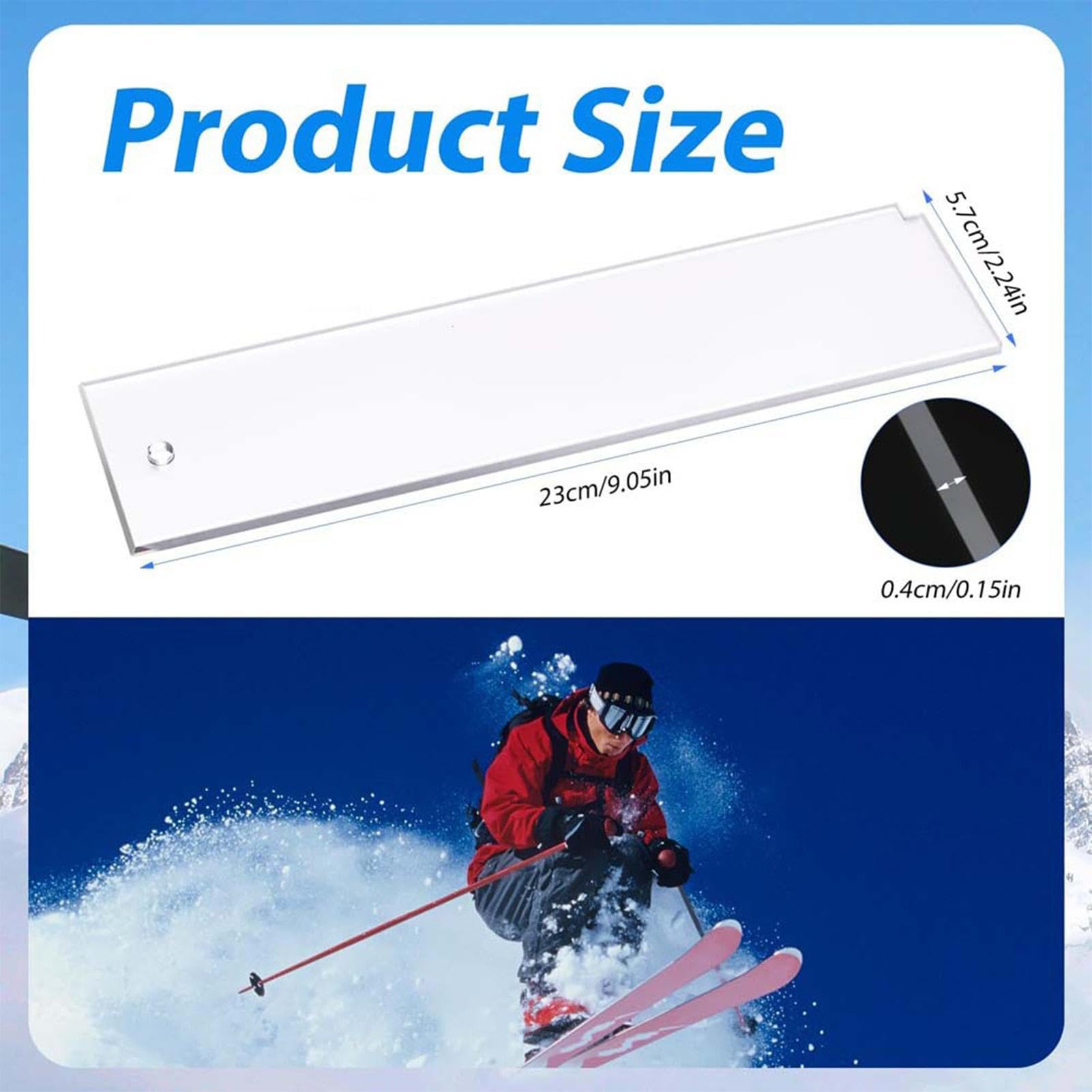 Rascador de cera de esquí, herramienta compacta para snowboard y surf