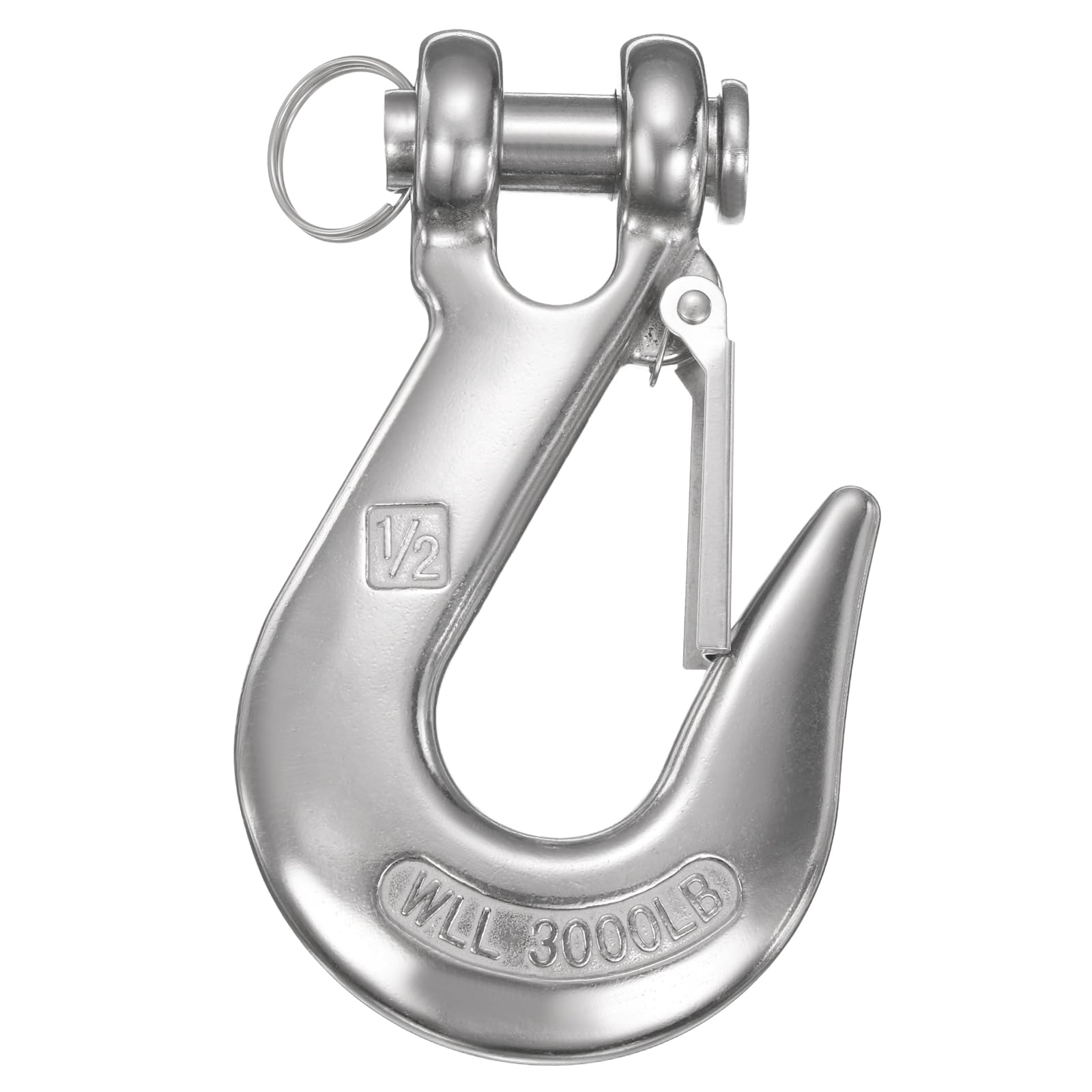 QUARKZMAN Ganci A Clevis 1/2", Ganci Per Catena In Acciaio Inox 304, Capacità 3307lbs Ganci Sicurezza Per Rimorchio Trasporto Camion