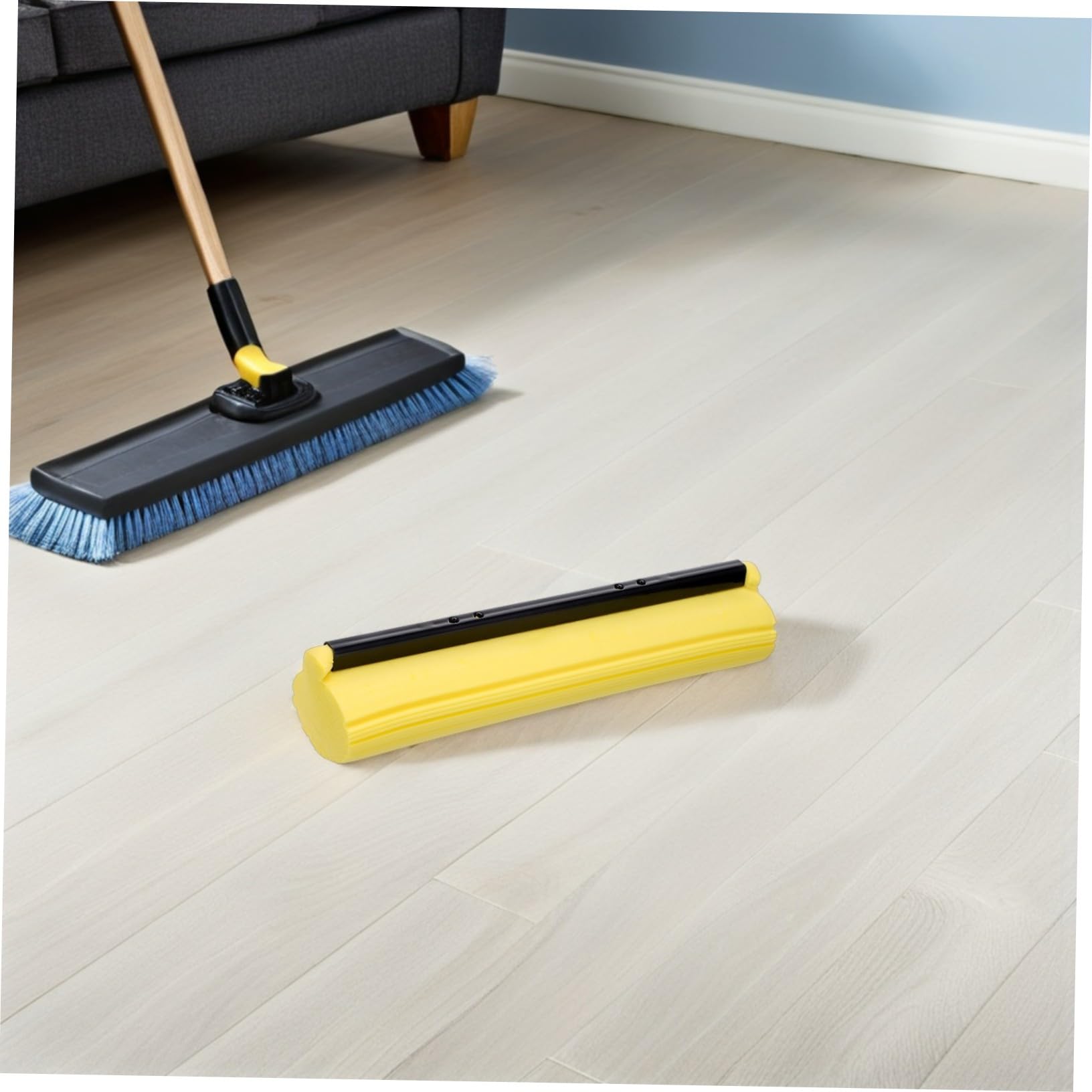 PRETYZOOM 8 Piezas Unidades Cabezales de Recambio para Fregona Pva Cabezal Absorbente y Resistente para Limpieza Cocina Baño Garaje y Jardín Compatible Universalmente