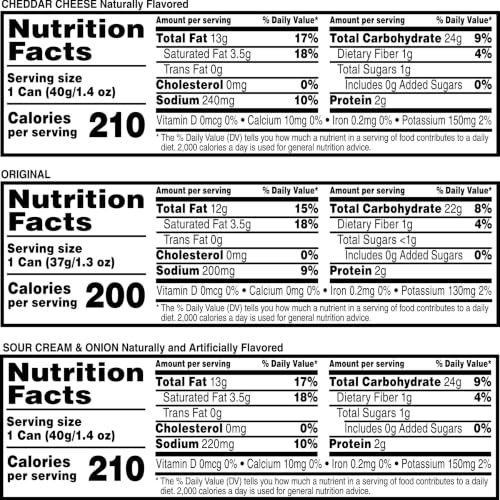Pringles Potato Crisps, Grab N' Go Snack Pack, Variety Pack, 10 Cans - image 9