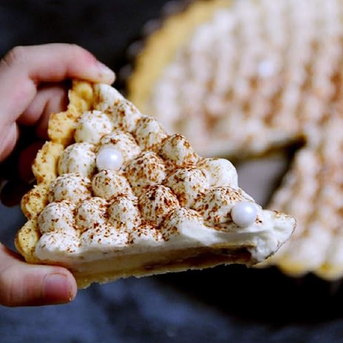 Miniatura 8 de LofyJoy Molde para tartas de acero inoxidable con parte inferior extraíble de 9 pulgadas, antiadherente, redondas, para quiche, para hornear, con