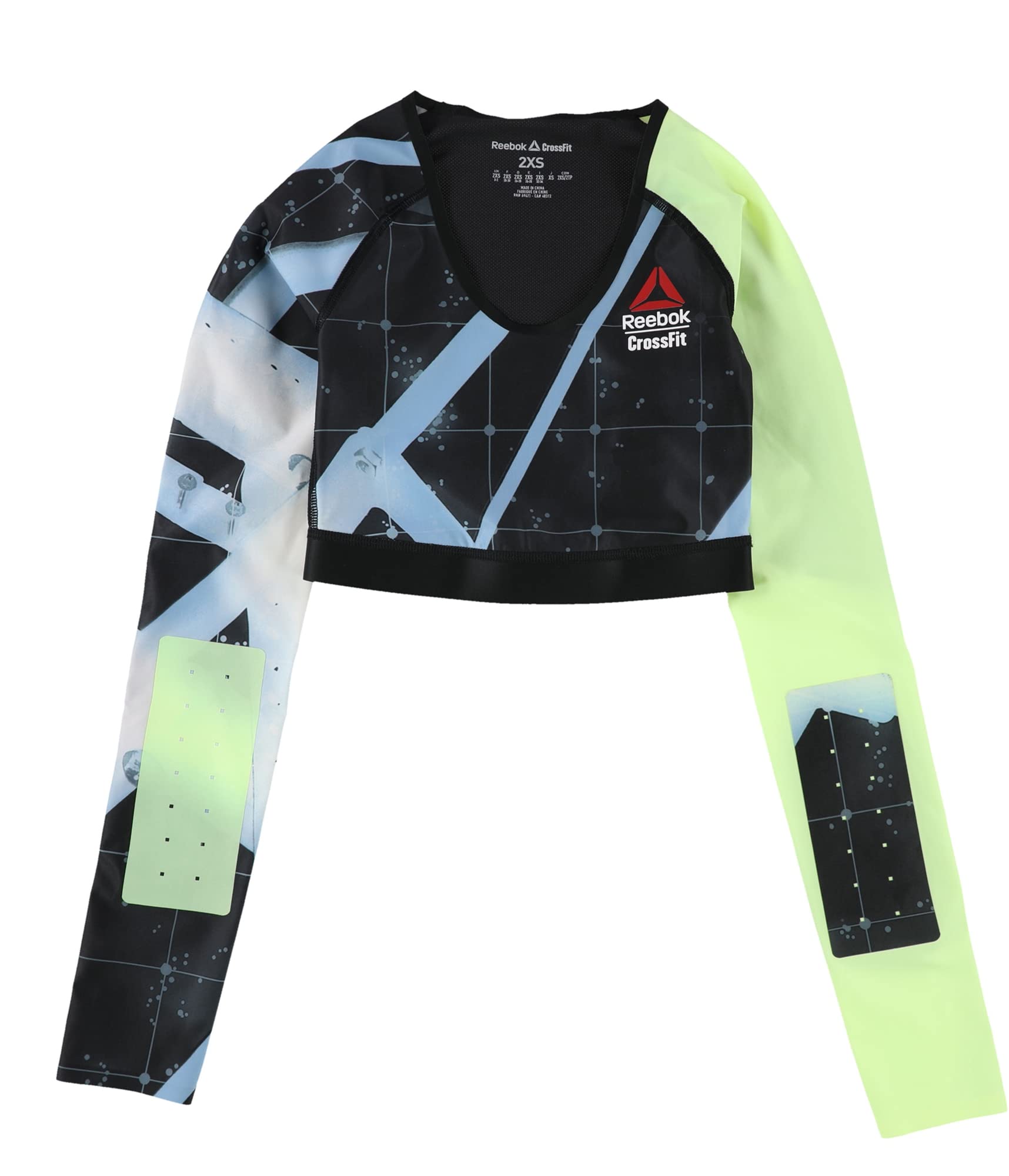 Reebok Top da donna con allacciatura al collo