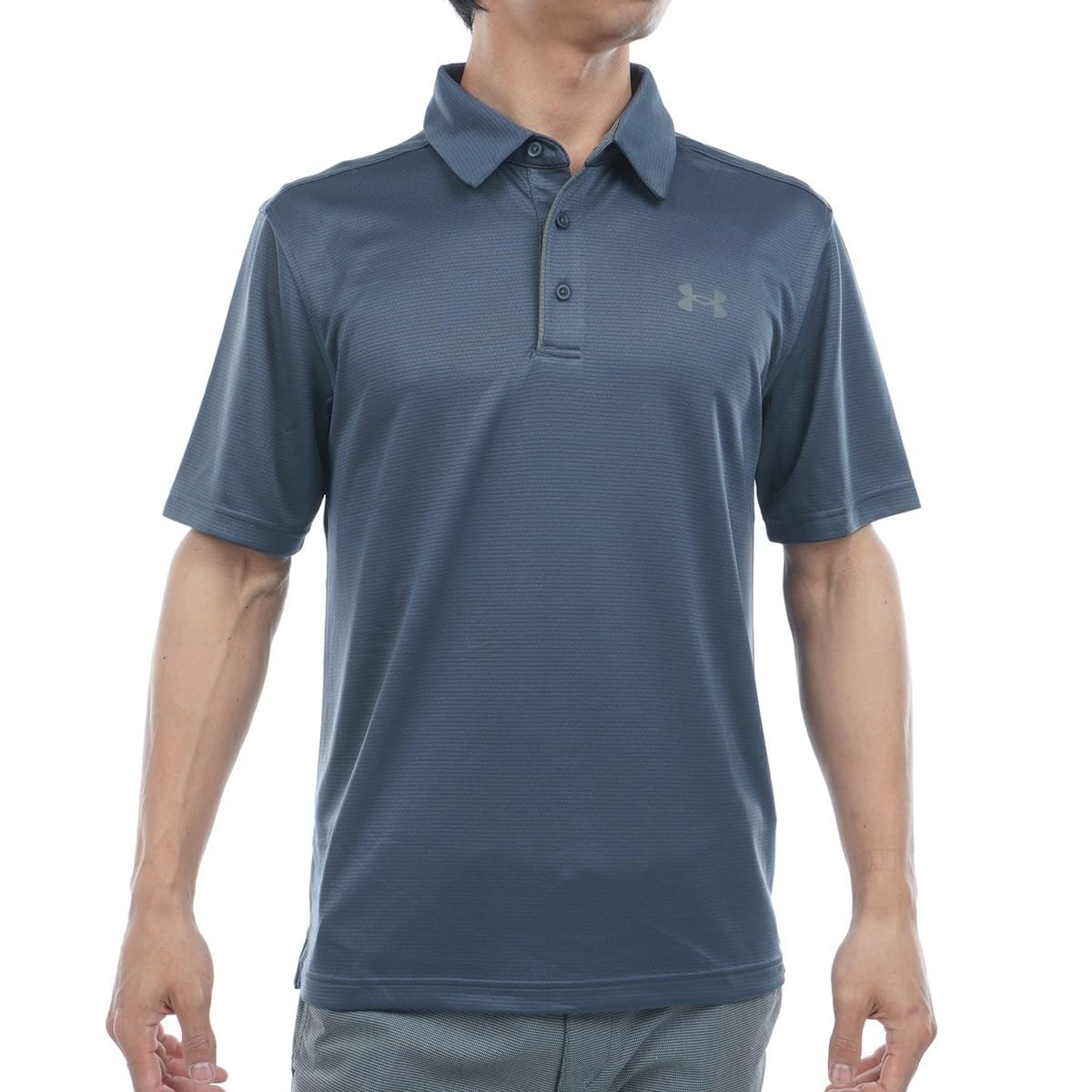 Under Armour Men's Tech Golf Polo, (045) Downpour Gray / / Pitch Gray, 3XL