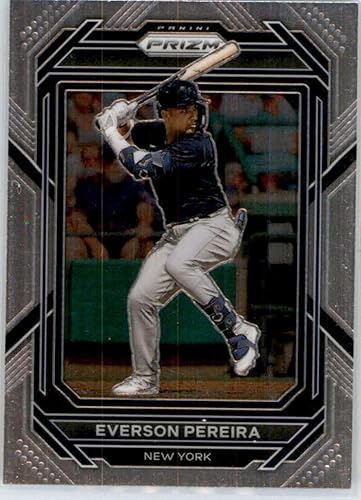 2023 Panini Prizm #136 Everson Pereira New York Yankees Baseball Card in Raw (NM or Better) Condition