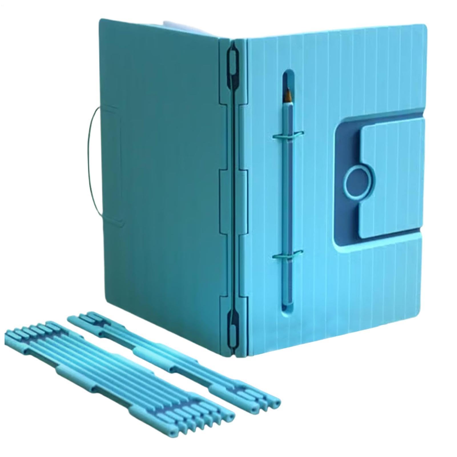 Cuaderno para proyectos creativos con espacio para bolígrafos 8