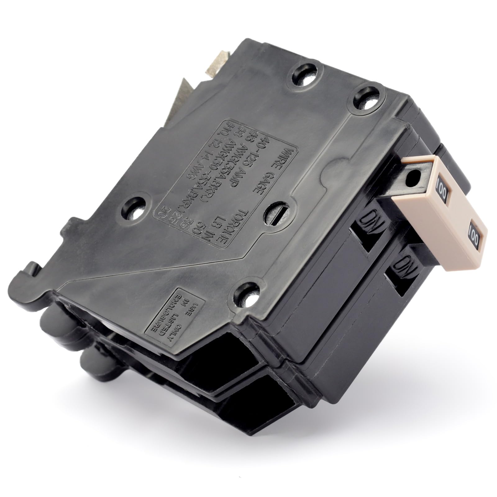 Upgrade 2100 2-Pole 100 Amp Circuit Breaker Replacement for Cutler Hammer Load Centers, Type 3/4 Inch Plug-On Molded Case Circuit Breaker, Thermal Magnetic Protection, 10 KAIC, 120/240V — Amazon image 8
