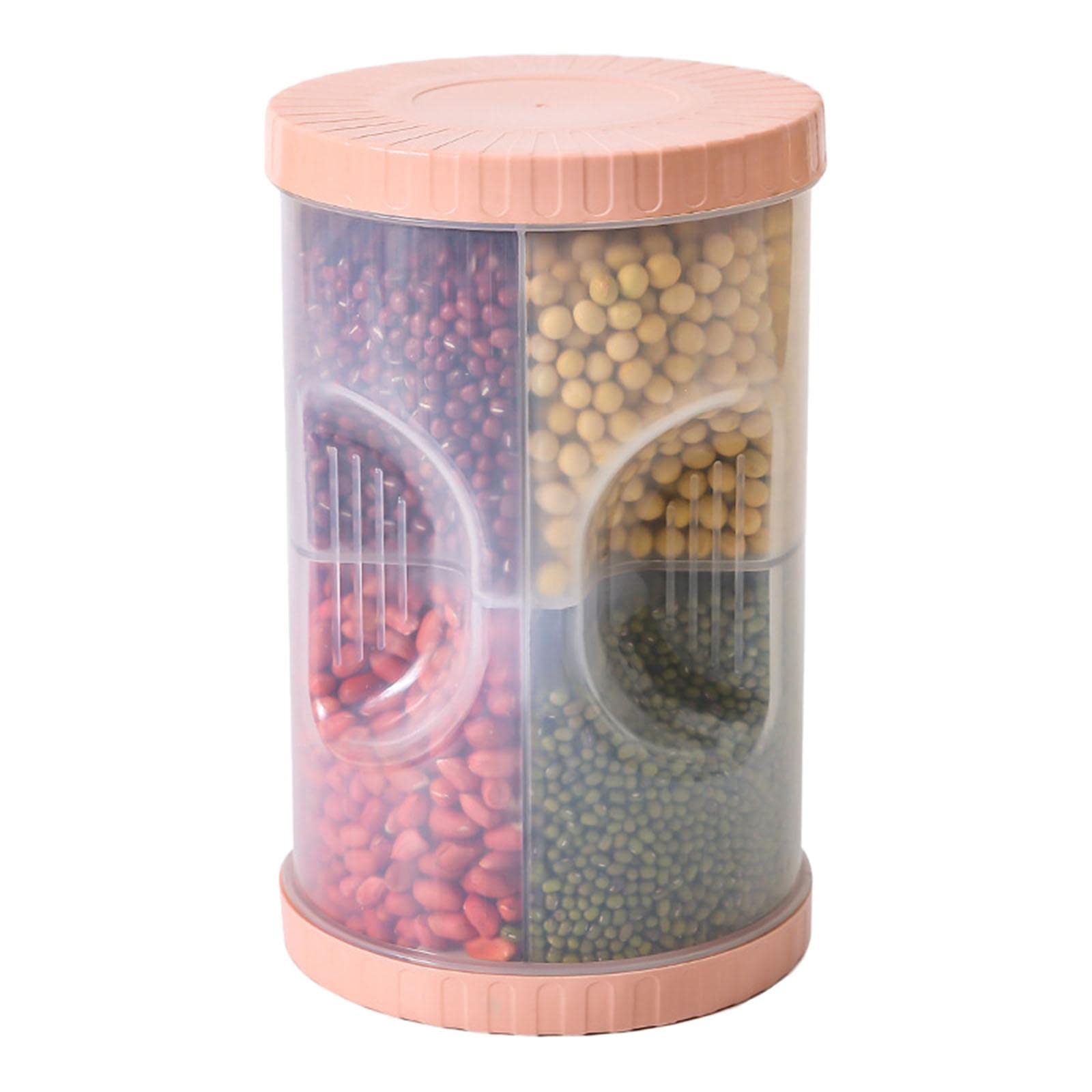 Merishopp Multipurpose Storage Containers Dustproof Sealed for Cabinets Pantry Pink-image-19