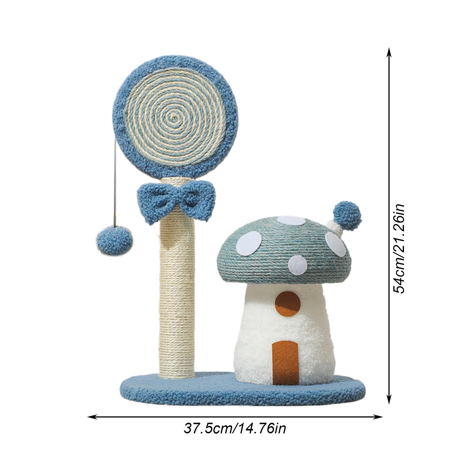 Arrampicatoio per gatti Pannello in Sisal, Tiragraffi, Interattivo | Torre Rampicante con Tiragraffi per Casa Dormitorio Appartamento Piccoli Spazi e Area Giochi