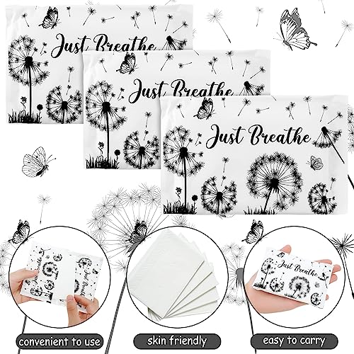 Image of Geyee 50 Pack Travel Tissue Packets Facial Paper Napkins, Dandelion