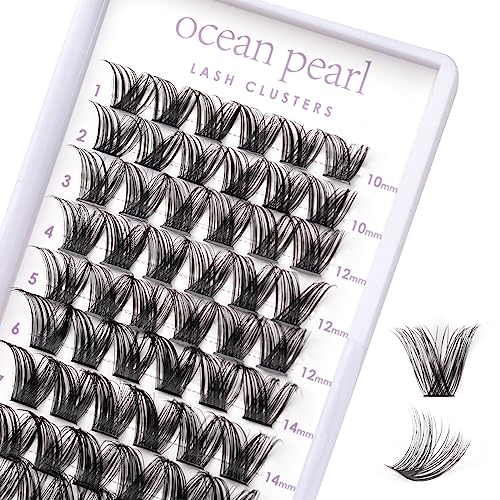 Lash Clusters 72 Clusters Individual Lashes Diy Eyelash Extensions Reusable Soft Natural False Eyelashes Thin Band Lash Extension Kit For Makeup At Home 10/12/14/15/16Mm Length - Op21 #TOP26