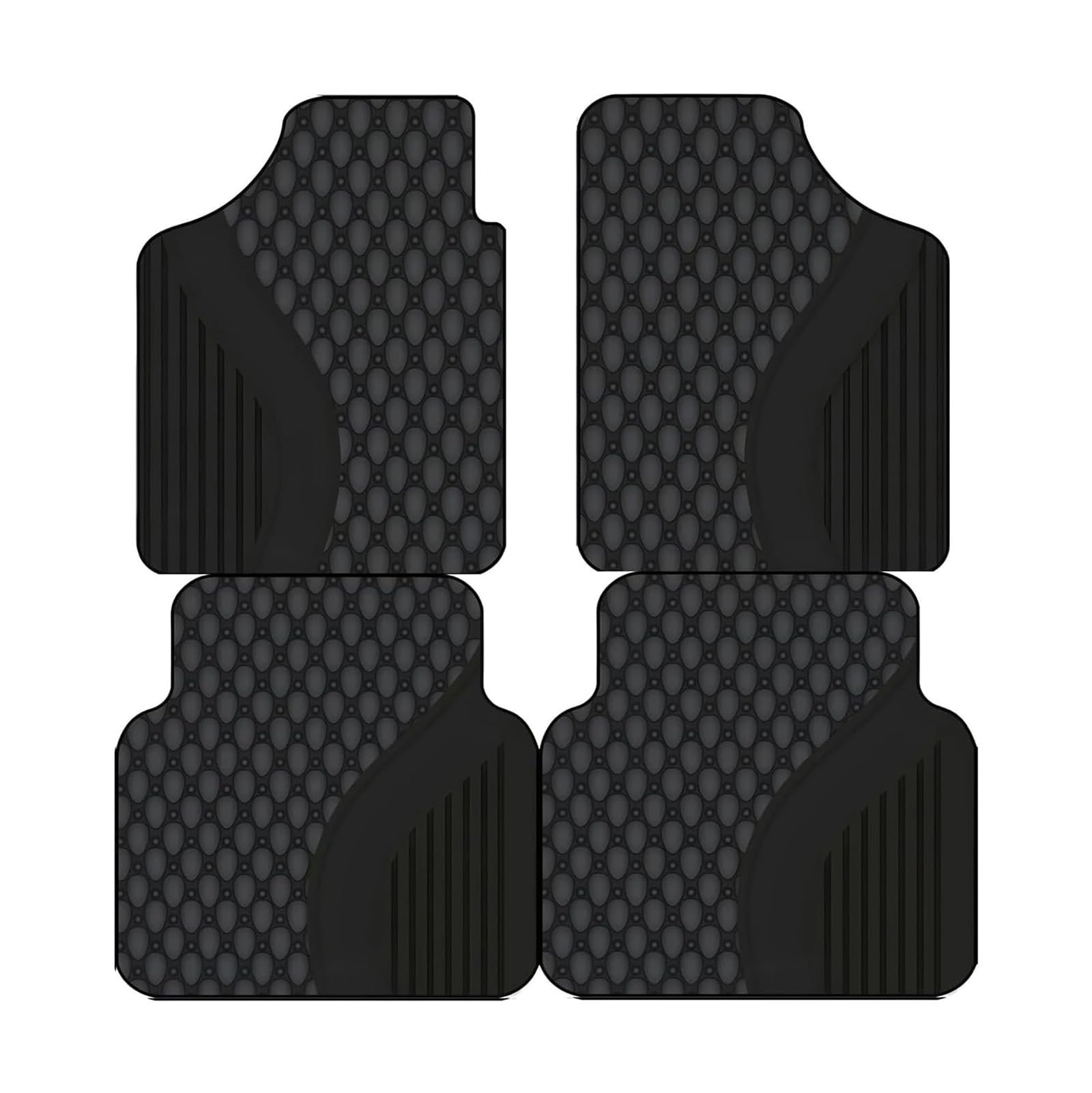 GQCUHMEMY Car Mats, for Mitsubishi Grandis(6seats) 2004-2026 Heavy Duty All Weather Waterproof Anti-Slip Protection Front Rear Set Durable Floor Liners Odourless,C