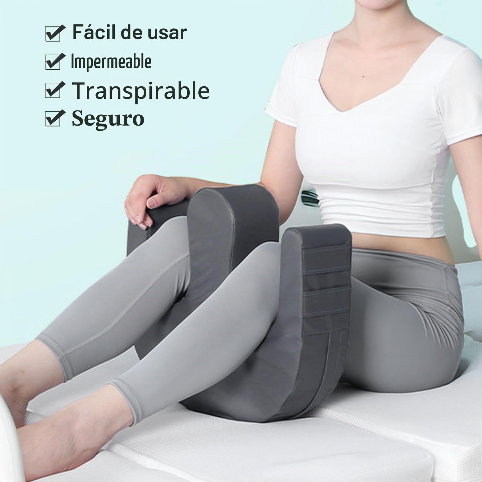 Asixxsix Dispositivo De Giro para Pacientes Postrados En Cama, Almohada Giratoria Multifuncional De Esponja, Antiescaras, Productos De EnfermeríA para Turnos De Cama Paralizados A Prueba De