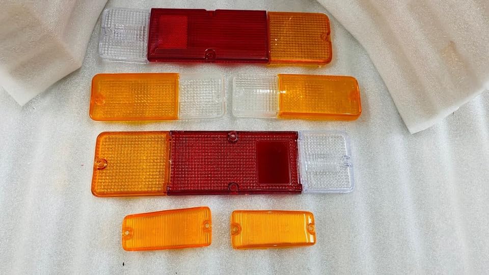 RM EnterpriseS Maruti Gypsy Complete Lens Set Brake Light, Turn, Side Marker LENSE