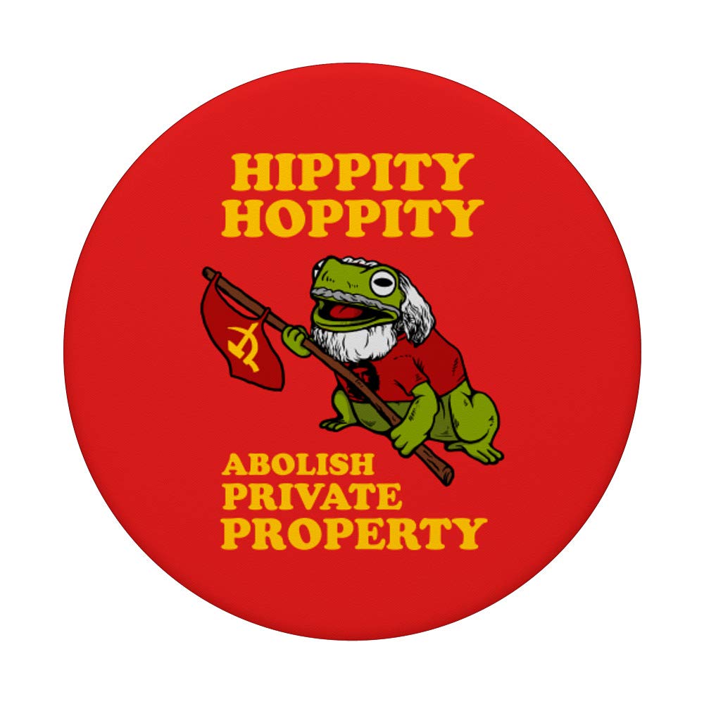 Hippity Hoppity Abolish Proprietà Privata - Frog Meme Felpa