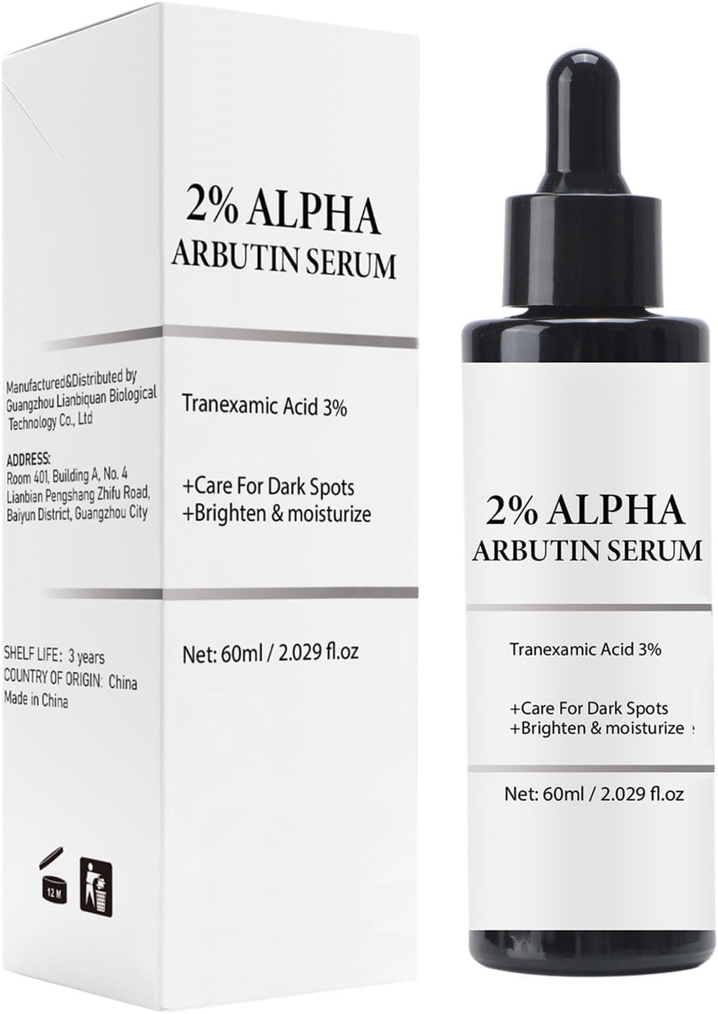 Discoloration Care Face Serum With Glutathione Tranexamic Facial Moisturizing 60ml