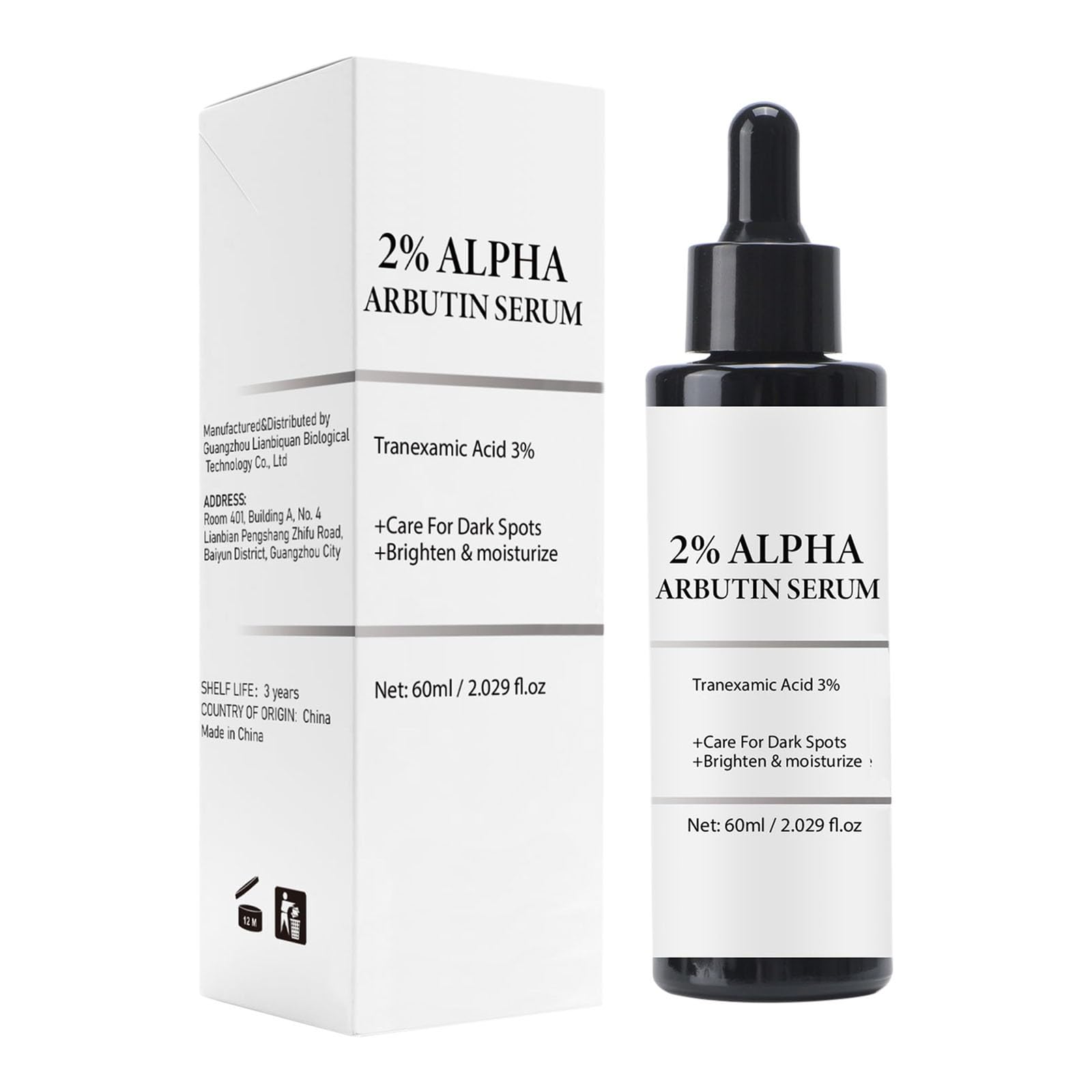 Discoloration Care Face Serum With Glutathione Tranexamic Facial Moisturizing 60ml