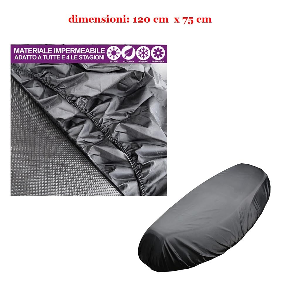 Compatible Avec Suzuki RV 125 Van Van Housse DE Moto Housse Polaire IMPERMÉABLE Scooter Taille XL Scooter DE Moto Housse Universelle Scratch OJ 246X105X127CM