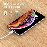 PEAPOLET 【Certyfikat Apple MFi iPhone, kabel Lightning USB-A do Lightning, kabel do szybkiego ładowania, oryginalny kabel do ładowania iPhone 14/13/12/11 Pro Max Mini Xs X XR 8 7 iPad 1 m, 2 szt