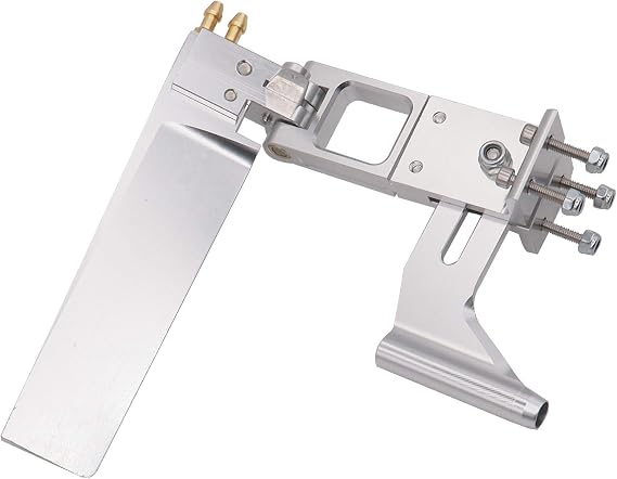 110mm Aluminum Alloy Water Absorbing Steering RC Boat Rudder with 4mm Shaft Axle Strut Mount Bracket Kit Holder,Dual Water Pickup