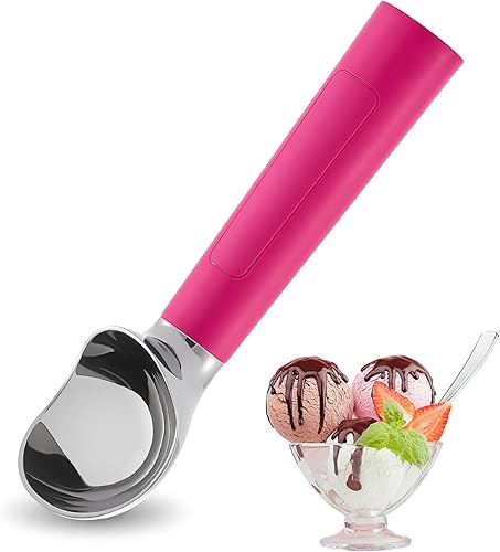 Miniatura 12 de Cuchara de helado con calefacción recargable, cuchara eléctrica para helado con pantalla LED, se calienta a 158 °F para helado duro, fácil para Negro