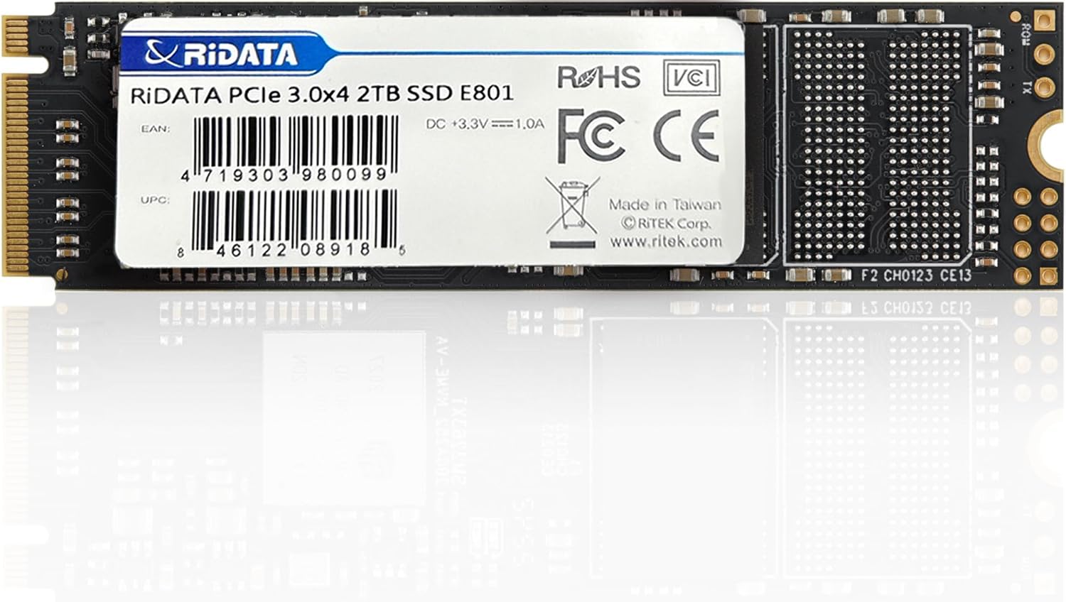 Y.Saitoさま 1TB NVMe SSD Ridata - 1TB NVMe M.2 PCIe Gen3x4 2280 SSD Internal Solid State