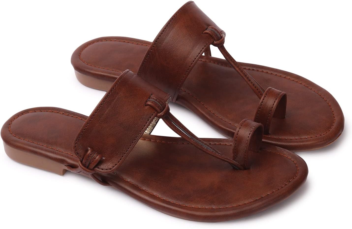 Naitik Women Beautiful Kolhapuri Stylish Fashion Sandals | Ladies & Girls Flat Slipper | All Occasions | 3 to 8 Sizes