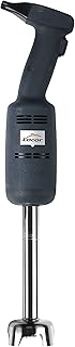 LACOR 69722 Brisk Hand Blender, Professional Shredder, Interchangeable Arms, Ergonomic Handle, 220W, Black, 16 cm