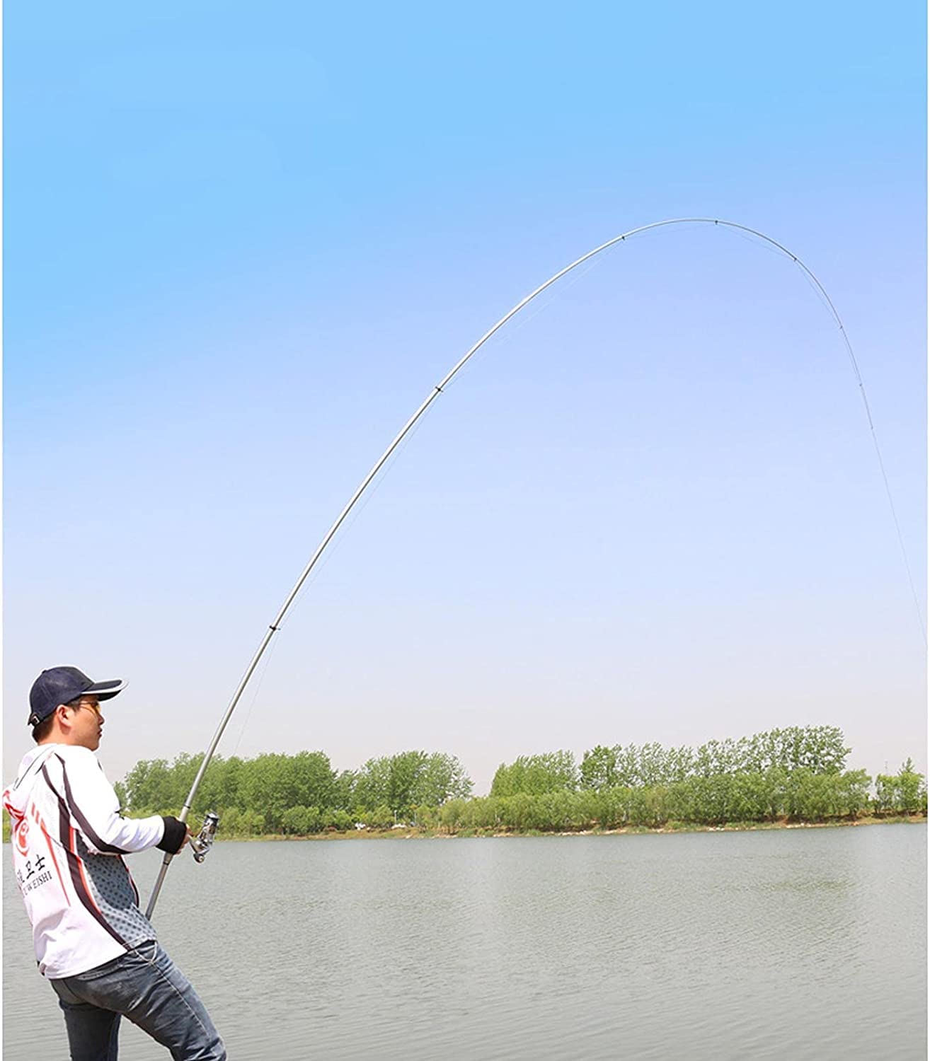 Amazon.com : ONEEL Fishing Rod Fishing Pole Super Hard Long Shot Fishing Rod  Portable Metal Hand Rod Combination Telescopic with Rotating Wheel Seat  Portable, 5.4M : Sports & Outdoors