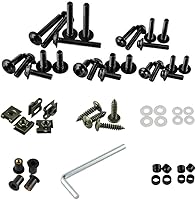 Vista 3 de Kit de pernos de carenado, tornillos, tuercas, arandelas, clips de pernos de motocicleta, aptos para Ducati 959/1299/959s/1098/848/1198 Kit de Negro