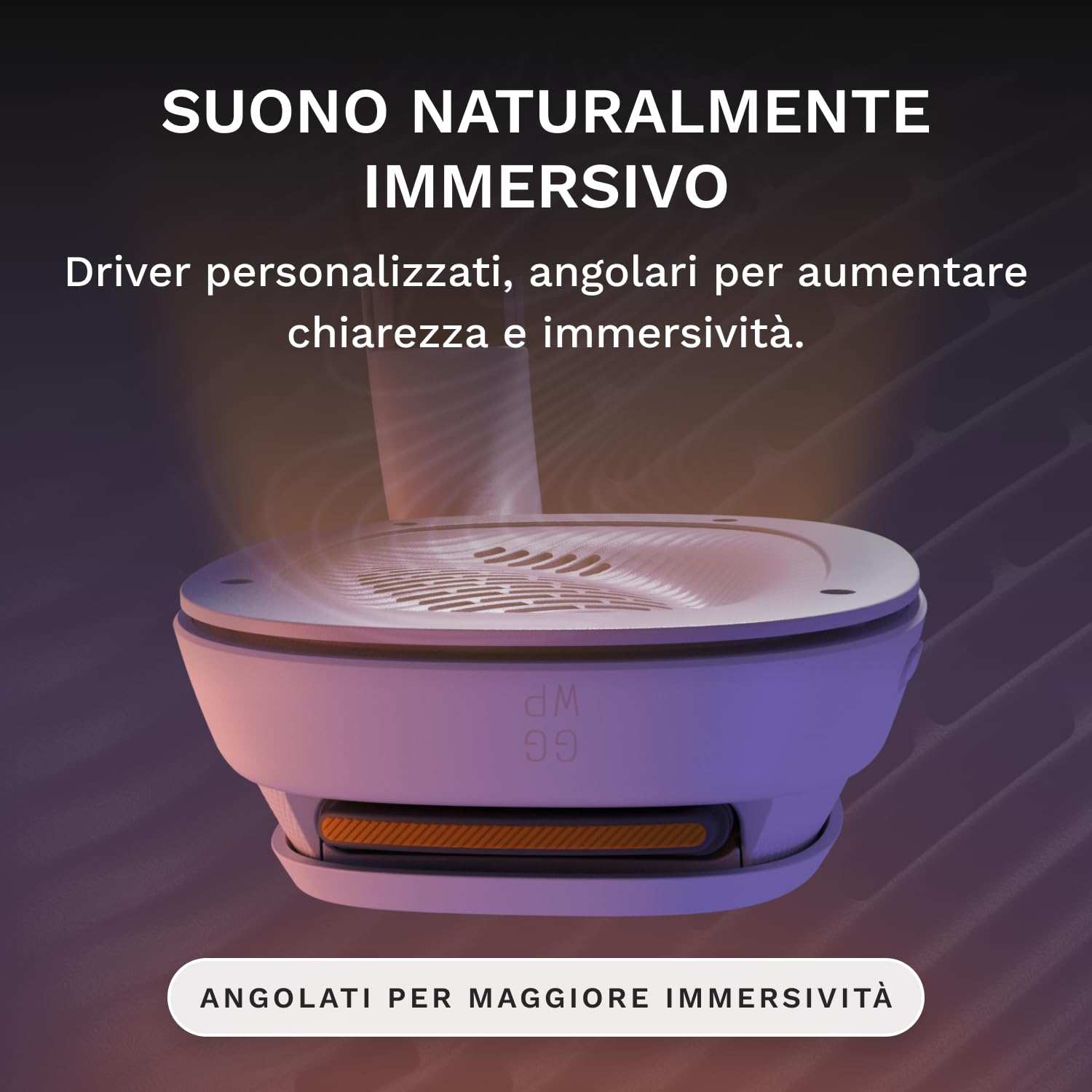 Glorious GHS Wireless InfinitePlay - Cuffie Gaming - PC, PS5, PS4 - Bianco | Batterie 85H Intercambiabili, Resta ON al Cambio, 2.4GHz e Bluetooth, Driver Custom, Microfono Rimovibile Antirumore