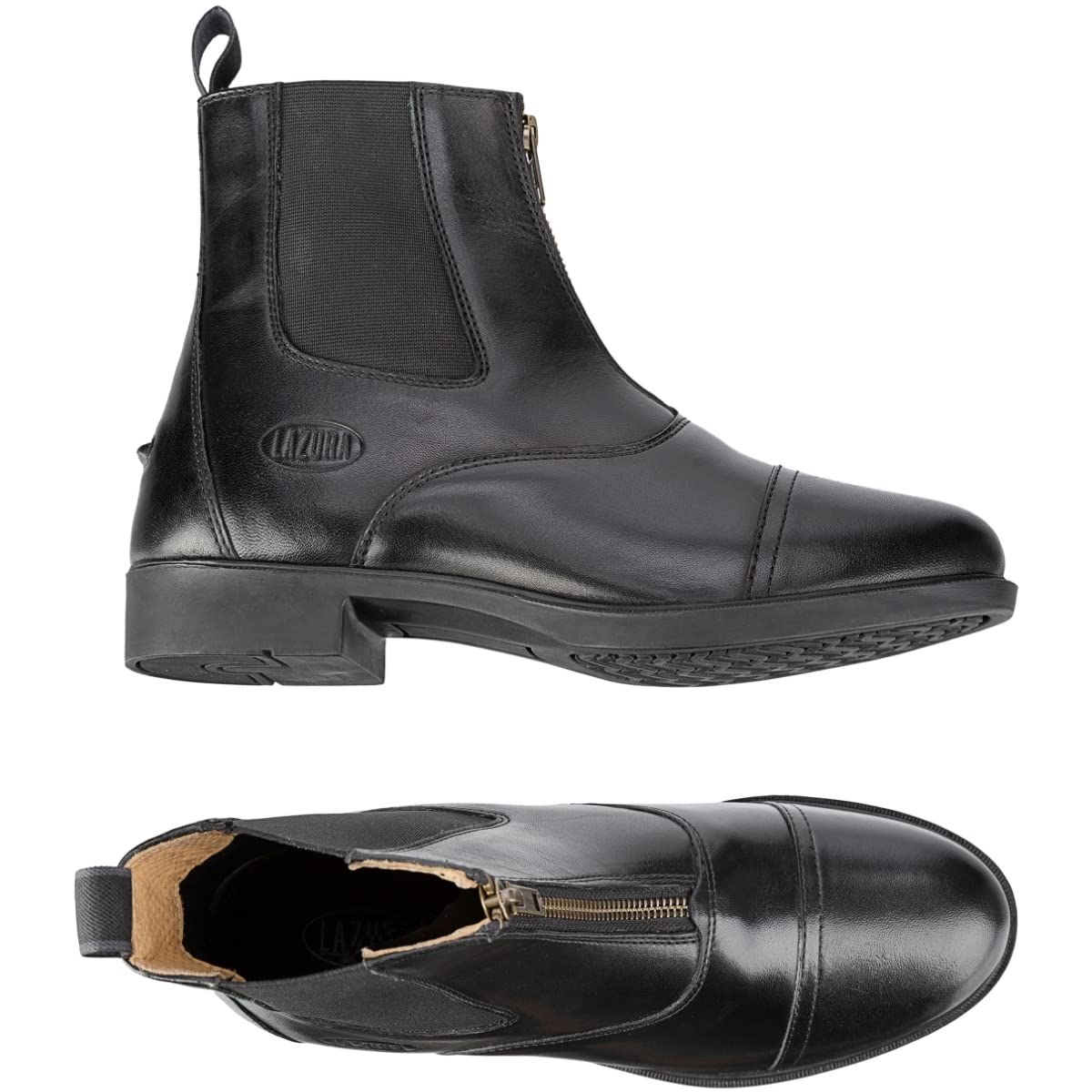 Lazura Jodhpur Reitstiefeletten Classic FZ Leder in 2 edlen Farben